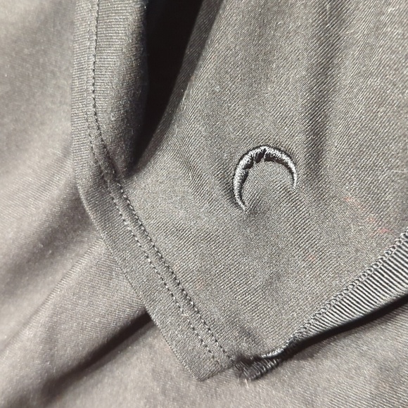 ZYIA Black Classic Infinity Scarf Snap Buttons Wide - Picture 6 of 9